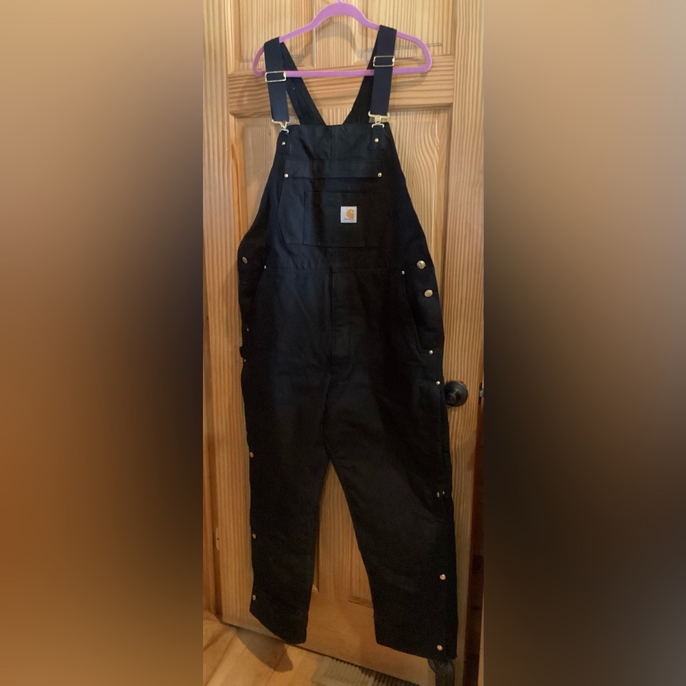 Carhartt insulated bibs. XL Short unisex